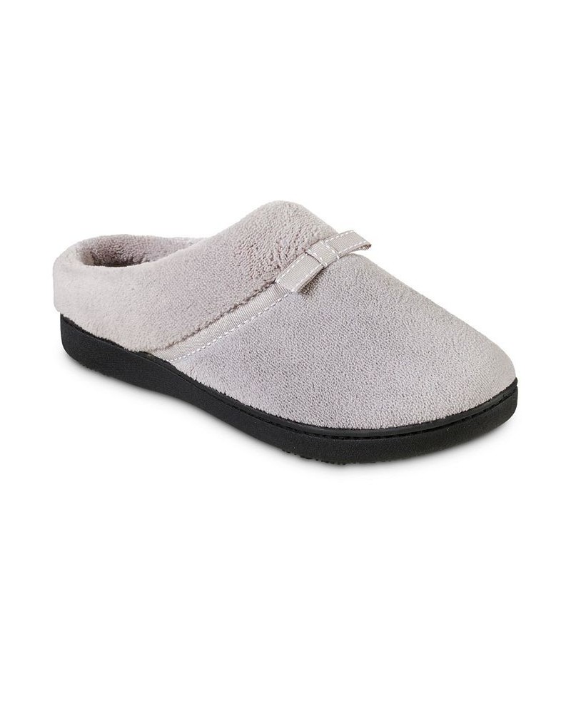 Women's Micro Terry Milly Hoodback Slipper Gray $10.60 Shoes