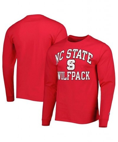 Men's Red NC State Wolfpack High Motor Long Sleeve T-shirt $21.41 T-Shirts