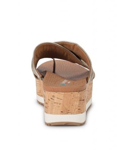 Holly Platform Wedge Slide Sandals PD04 $42.50 Shoes