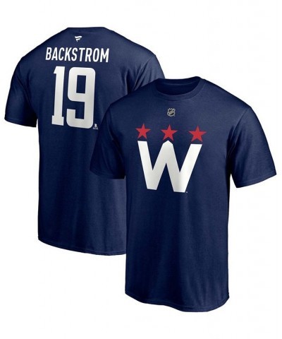 Men's Nicklas Backstrom Navy Washington Capitals 2020/21 Alternate Authentic Stack Name and Number T-shirt $19.03 T-Shirts