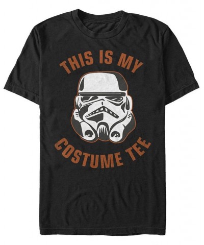 Star Wars Men's Storm trooper Halloween Costume Short Sleeve T-Shirt Black $17.15 T-Shirts