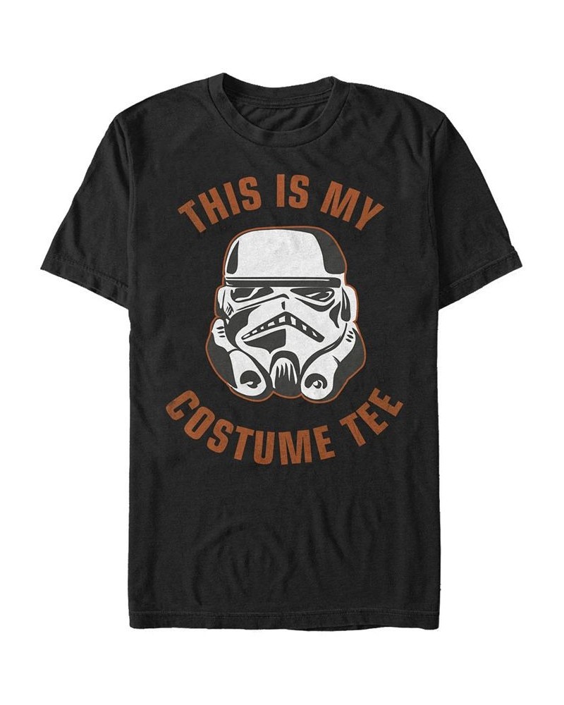 Star Wars Men's Storm trooper Halloween Costume Short Sleeve T-Shirt Black $17.15 T-Shirts