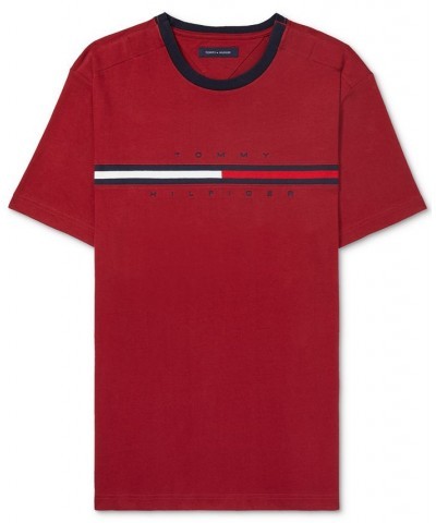 Men's Tino Logo Graphic T-Shirt with Magnetic Closures Red $20.09 T-Shirts