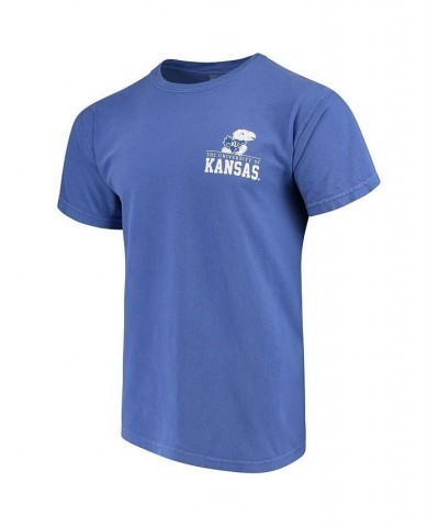 Men's Royal Kansas Jayhawks Comfort Colors Campus Icon T-shirt $18.48 T-Shirts