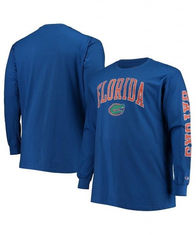 Men's Royal Florida Gators Big and Tall 2-Hit Long Sleeve T-shirt $22.50 T-Shirts