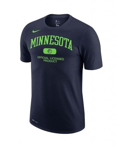 Men's Navy Minnesota Timberwolves Essential Heritage Performance T-shirt $18.45 T-Shirts