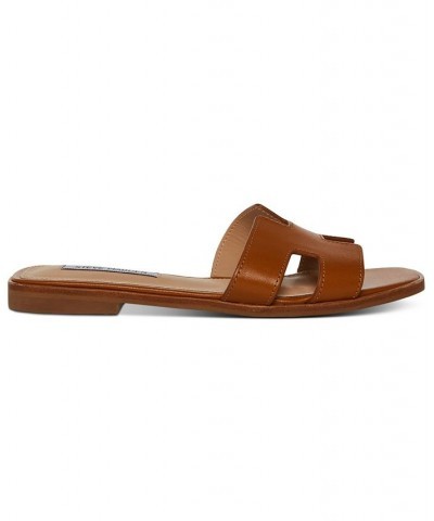 Women's Hadyn Slide Sandals Brown $39.16 Shoes