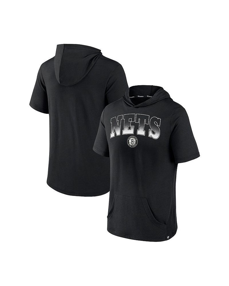 Men's Black Brooklyn Nets Guard The Rim Hoodie T-shirt $19.60 T-Shirts