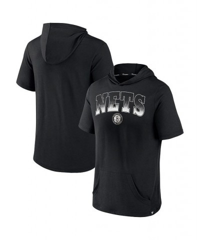 Men's Black Brooklyn Nets Guard The Rim Hoodie T-shirt $19.60 T-Shirts