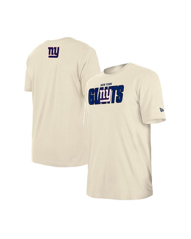 Men's Cream New York Giants 2023 NFL Draft T-shirt $22.55 T-Shirts