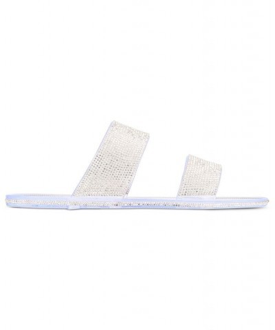 Juba Jelly Bling Flat Sandals White $11.38 Shoes