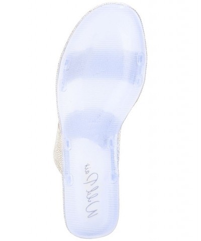 Juba Jelly Bling Flat Sandals White $11.38 Shoes