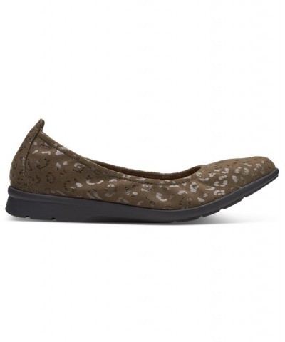 Women's Jenette Ease Slip-On Flats Olive Interest $44.00 Shoes