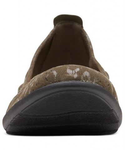 Women's Jenette Ease Slip-On Flats Olive Interest $44.00 Shoes