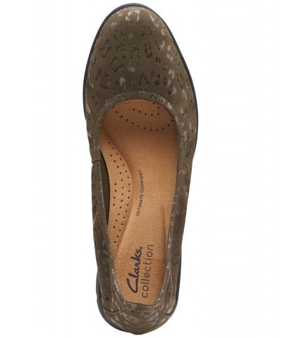 Women's Jenette Ease Slip-On Flats Olive Interest $44.00 Shoes