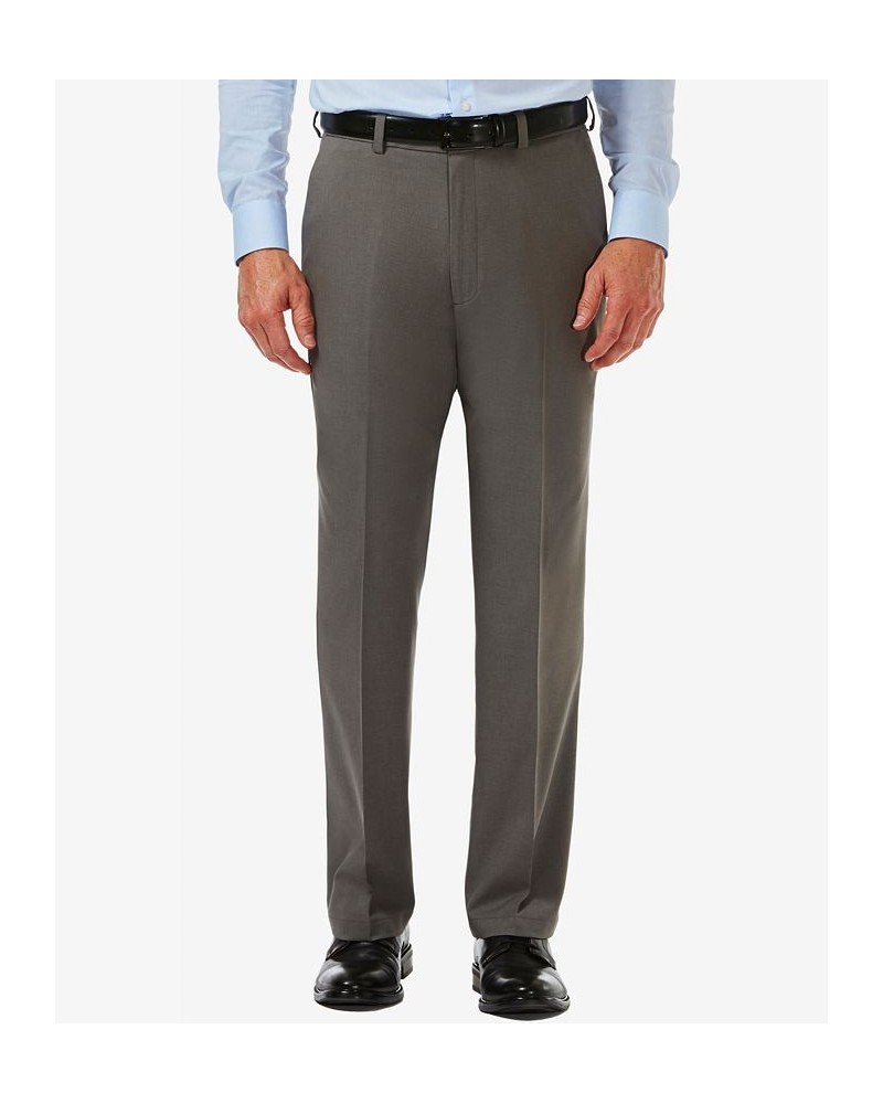 Men's Cool 18 PRO Classic-Fit Expandable Waist Flat Front Stretch Dress Pants PD04 $30.79 Pants