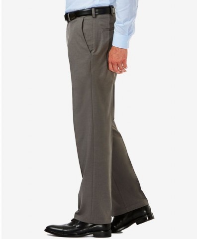 Men's Cool 18 PRO Classic-Fit Expandable Waist Flat Front Stretch Dress Pants PD04 $30.79 Pants