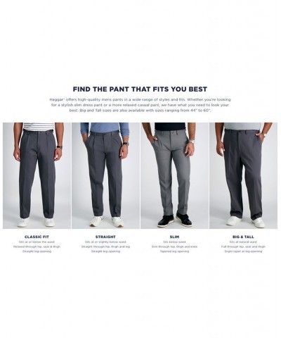 Men's Cool 18 PRO Classic-Fit Expandable Waist Flat Front Stretch Dress Pants PD04 $30.79 Pants