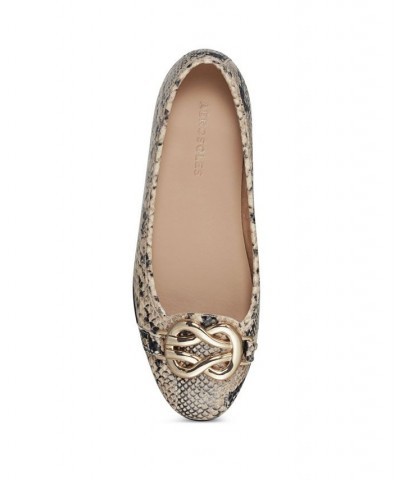 Women's Big Bet Ballet Flats Ivory/Cream $48.51 Shoes