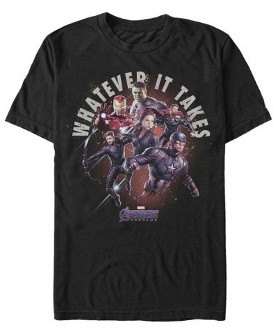 Marvel Men's Avengers Endgame Avengers Whatever It Takes Short Sleeve T-Shirt Black $16.10 T-Shirts