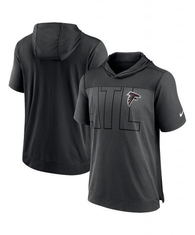 Men's Heathered Charcoal, Black Atlanta Falcons Performance Hoodie T-shirt $26.40 T-Shirts