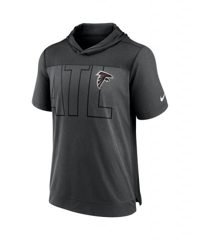 Men's Heathered Charcoal, Black Atlanta Falcons Performance Hoodie T-shirt $26.40 T-Shirts