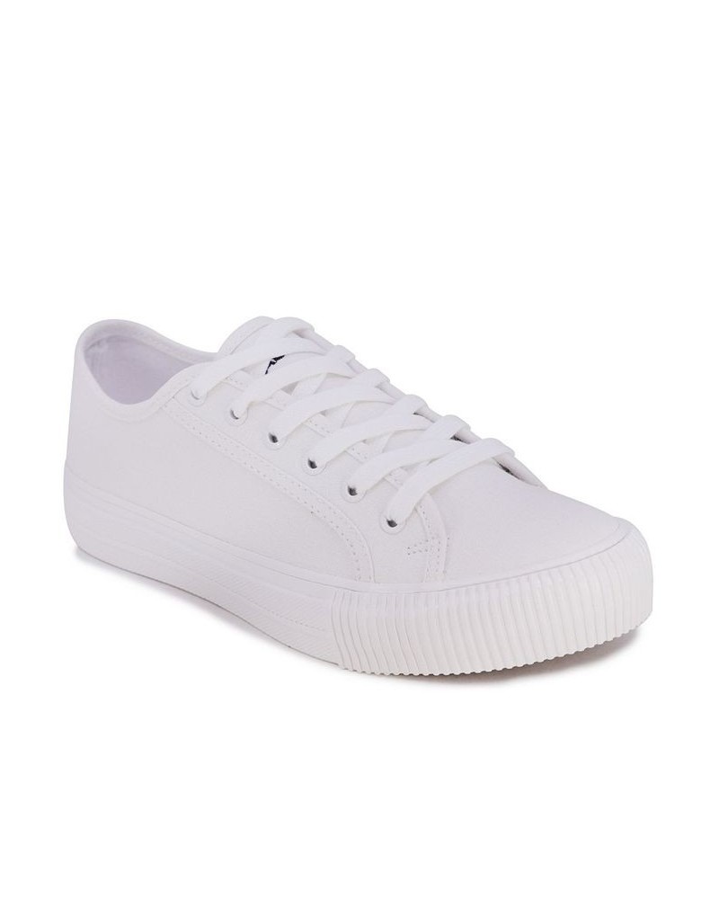 Women's Belladawn Lace-Up Sneaker White $33.60 Shoes