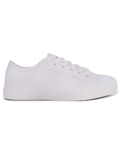 Women's Belladawn Lace-Up Sneaker White $33.60 Shoes