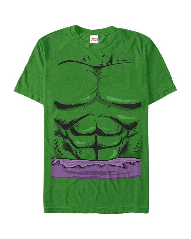 Marvel Men's Hulk Chest Costume Short Sleeve T-Shirt Green $16.80 T-Shirts