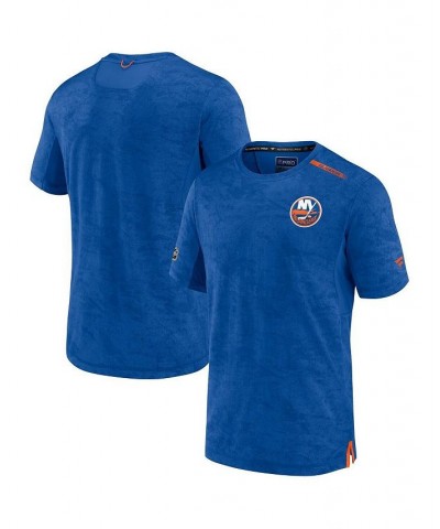 Men's Branded Royal New York Islanders Authentic Pro Rink Premium Camo T-shirt $32.99 T-Shirts