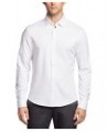 Men's Fine Gauge Knit Slim Fit Dress Shirt PD01 $22.48 Dress Shirts