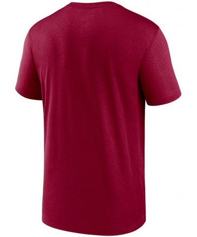 Men's Big and Tall Burgundy Washington Football Team Legend Microtype Performance T-shirt $18.35 T-Shirts