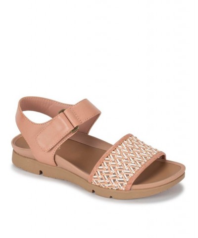 Holleen Flat Sandals Pink $33.97 Shoes