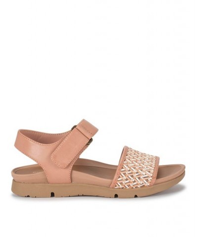 Holleen Flat Sandals Pink $33.97 Shoes