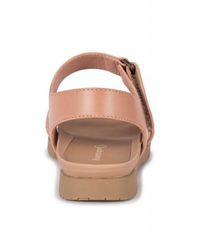 Holleen Flat Sandals Pink $33.97 Shoes