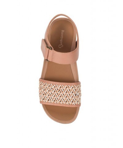 Holleen Flat Sandals Pink $33.97 Shoes