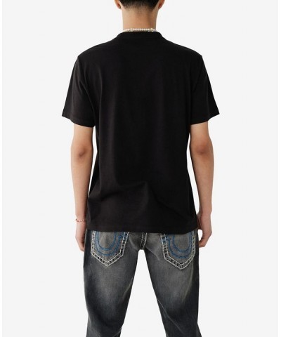 Men's Short Sleeves Vintage-Like SRS T-shirt Black $19.46 T-Shirts