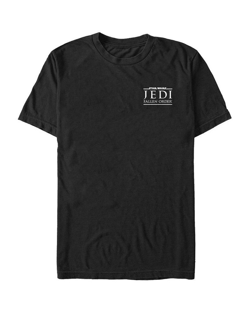 Star Wars Men's Jedi Fallen Order Left Chest Logo T-shirt Black $16.80 T-Shirts