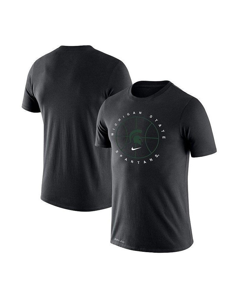 Men's Black Michigan State Spartans Basketball Icon Legend Performance T-shirt $24.00 T-Shirts