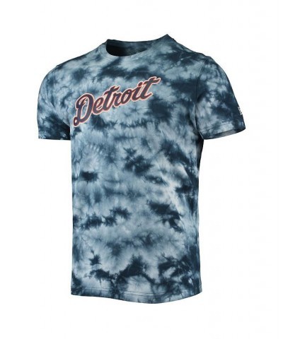 Men's Navy Detroit Tigers Team Tie-Dye T-shirt $27.72 T-Shirts