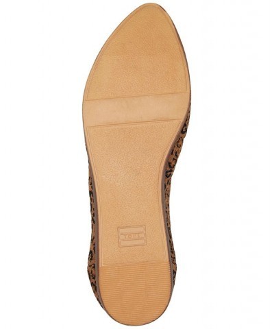 Women's Katie Knit Flats Brown $28.70 Shoes