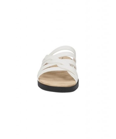 Women's Comfort Wave Sheri Slide Sandals White $27.95 Shoes