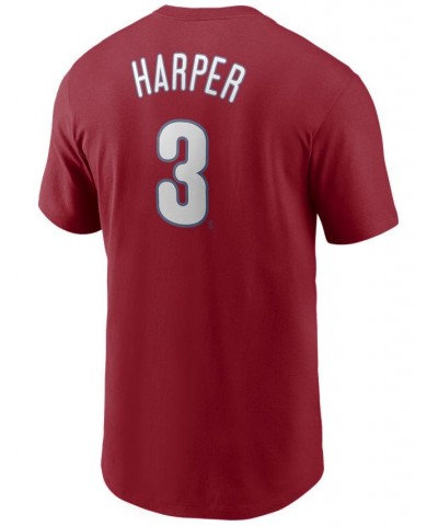 Men's Bryce Harper Philadelphia Phillies Name and Number Player T-Shirt $21.50 T-Shirts