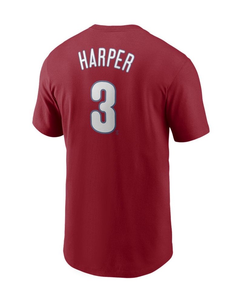 Men's Bryce Harper Philadelphia Phillies Name and Number Player T-Shirt $21.50 T-Shirts