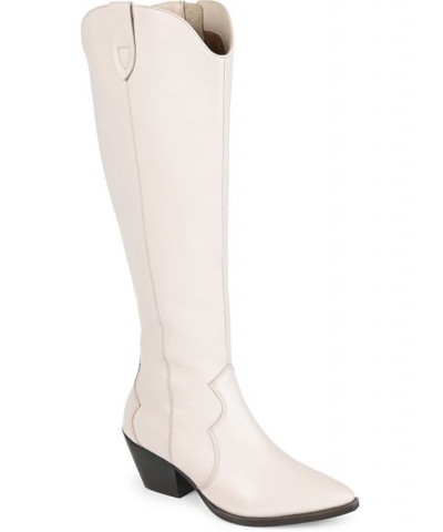 Women's Pryse Western Boots White $79.20 Shoes