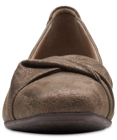 Women's Tilmont Dalia Slip-On Flats Brown $45.00 Shoes