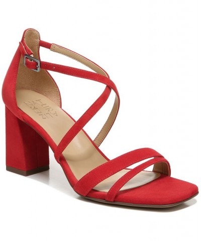 Tiff Ankle Strap Sandals Red $67.50 Shoes