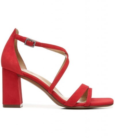 Tiff Ankle Strap Sandals Red $67.50 Shoes