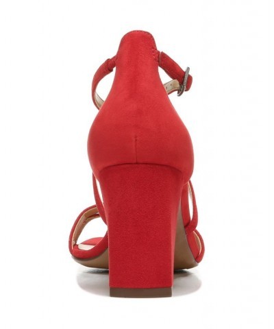 Tiff Ankle Strap Sandals Red $67.50 Shoes