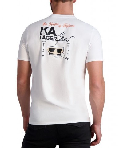 Men's Slim-Fit History of Karl Graphic T-Shirt White $33.97 T-Shirts